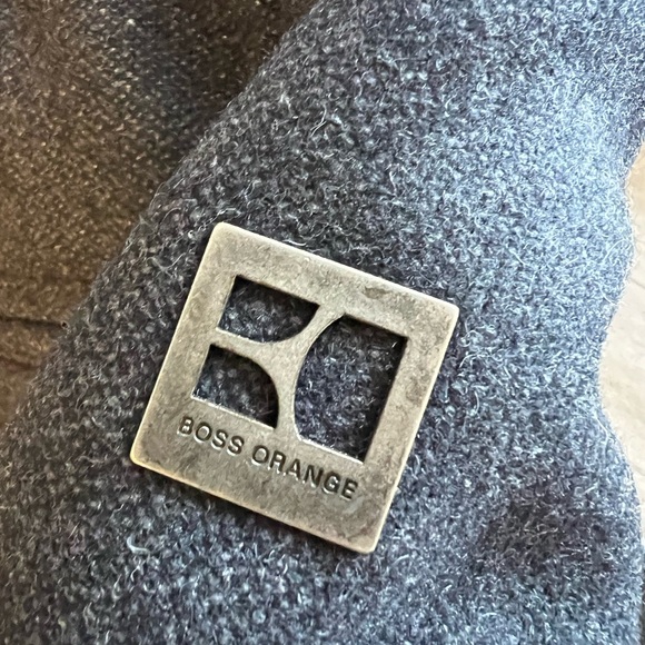 DOUBLE-BREASTED COAT IN WOOL WITH ZIP-UP INNER BY BOSS ORANGE - Picture 10 of 11